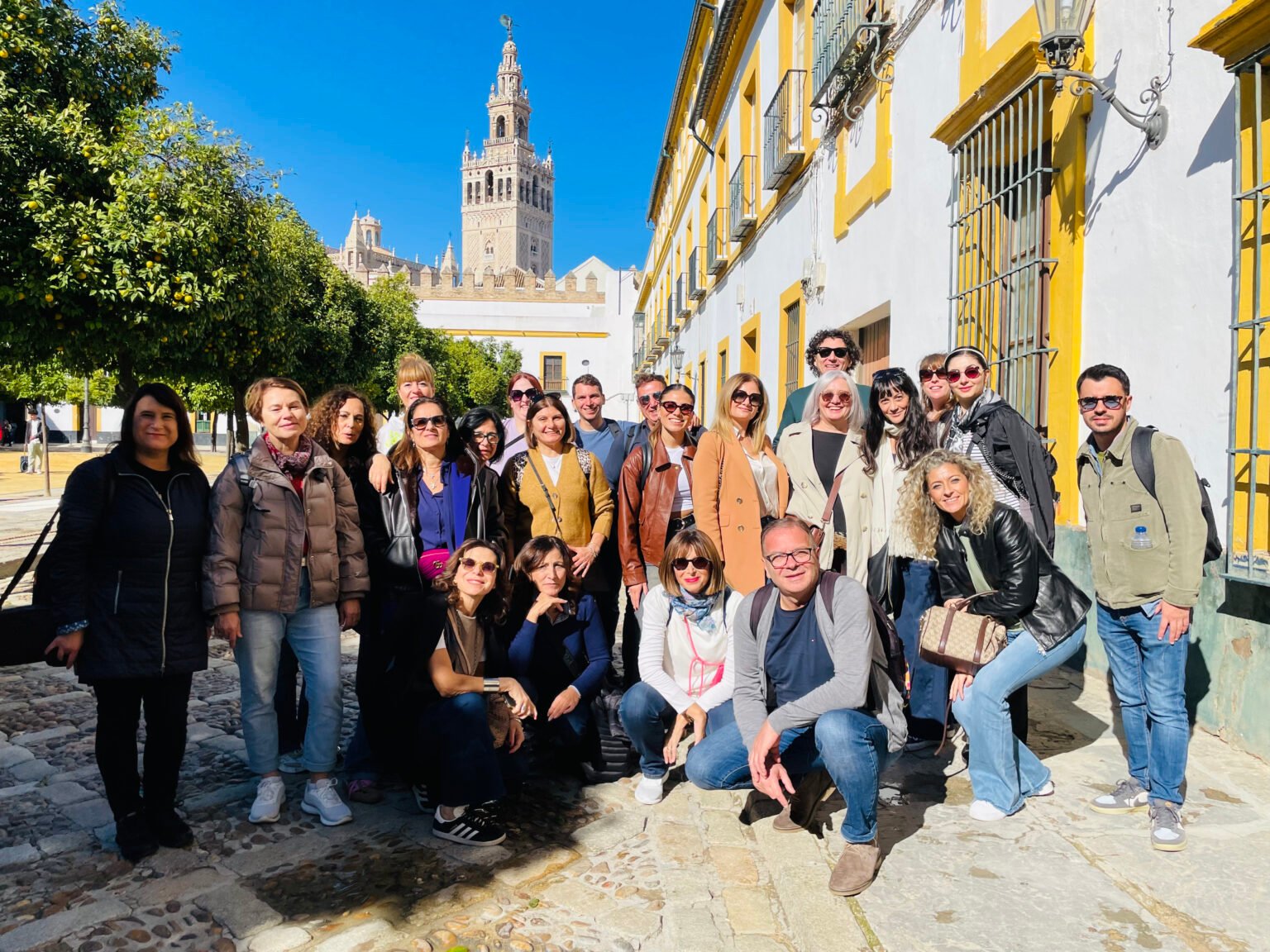 Erasmus plus teacher training course in Seville. Cultural visite. Sevilla. Spain. Erasmus+