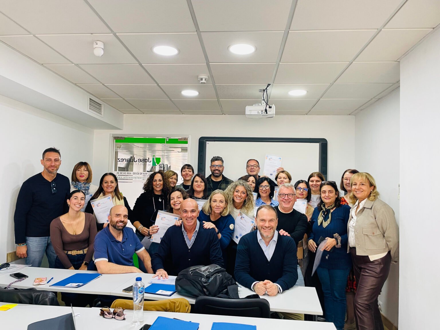 Erasmus plus teacher training course in Seville. Cultural visite. Sevilla. Spain. Erasmus+