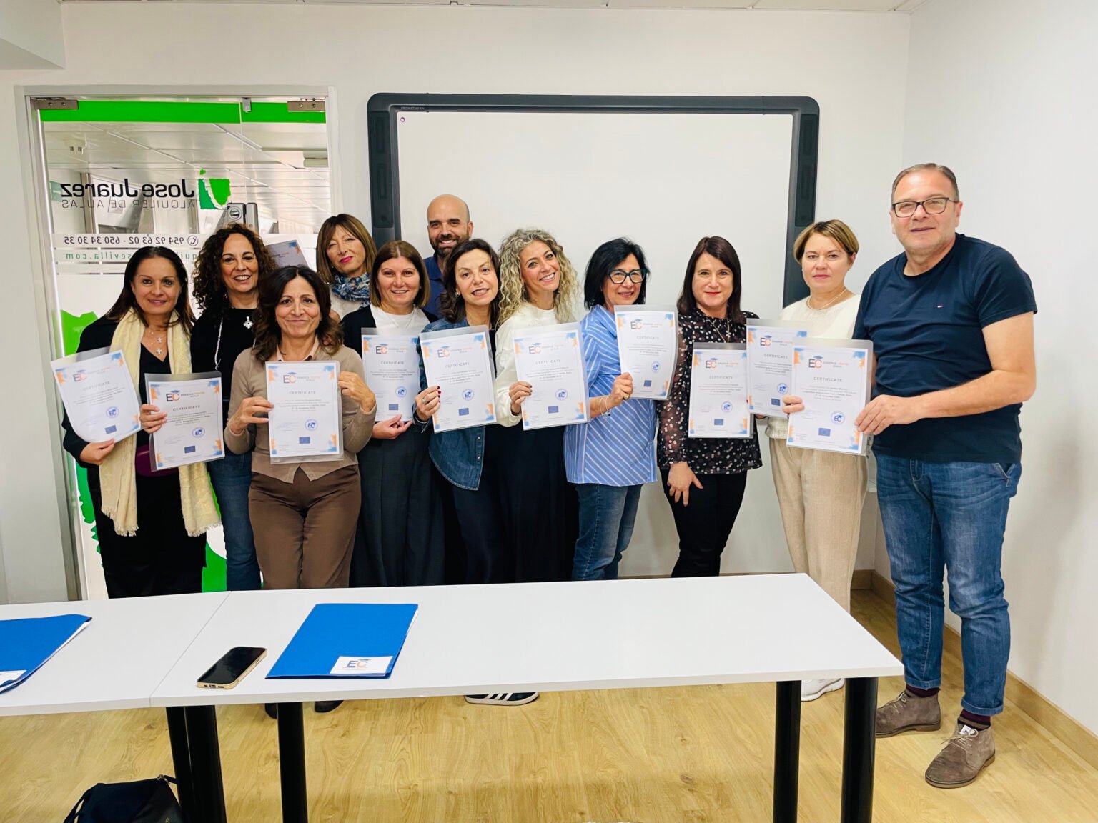 Erasmus plus teacher training course in Seville. Cultural visite. Sevilla. Spain. Erasmus+