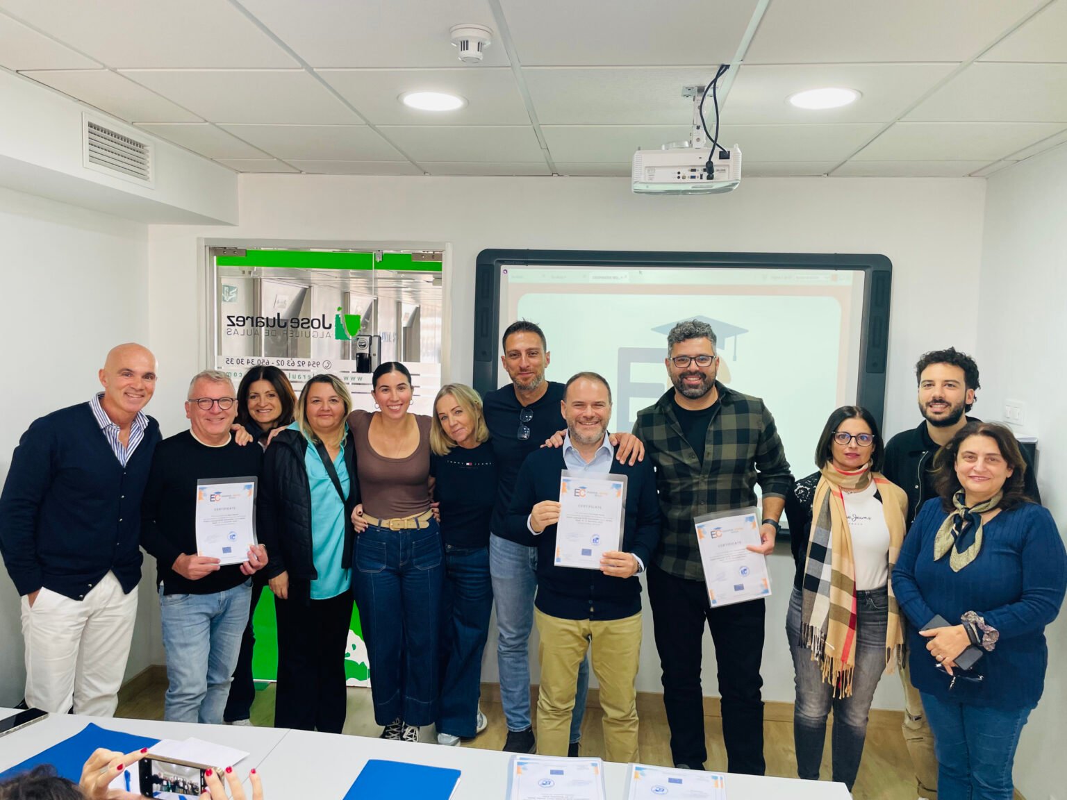 Erasmus plus teacher training course in Seville. Cultural visite. Sevilla. Spain. Erasmus+