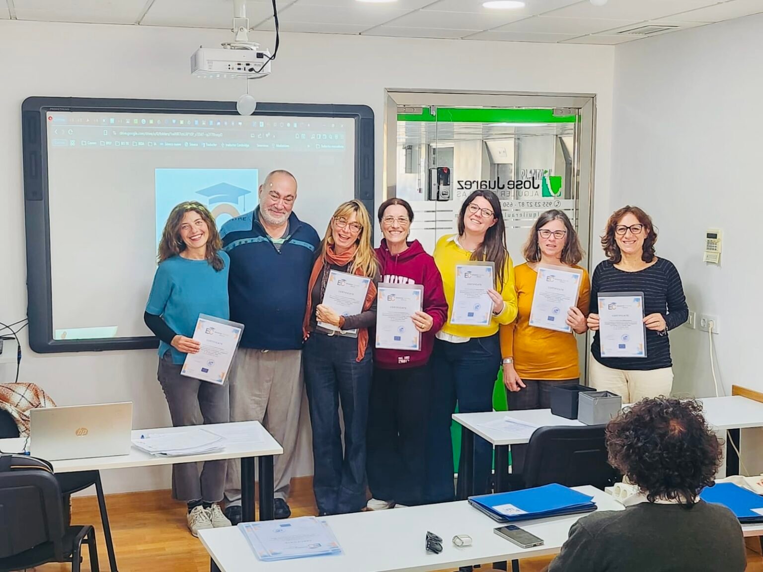 Erasmus plus teacher training course in Seville. Cultural visite. Sevilla. Spain. Erasmus+