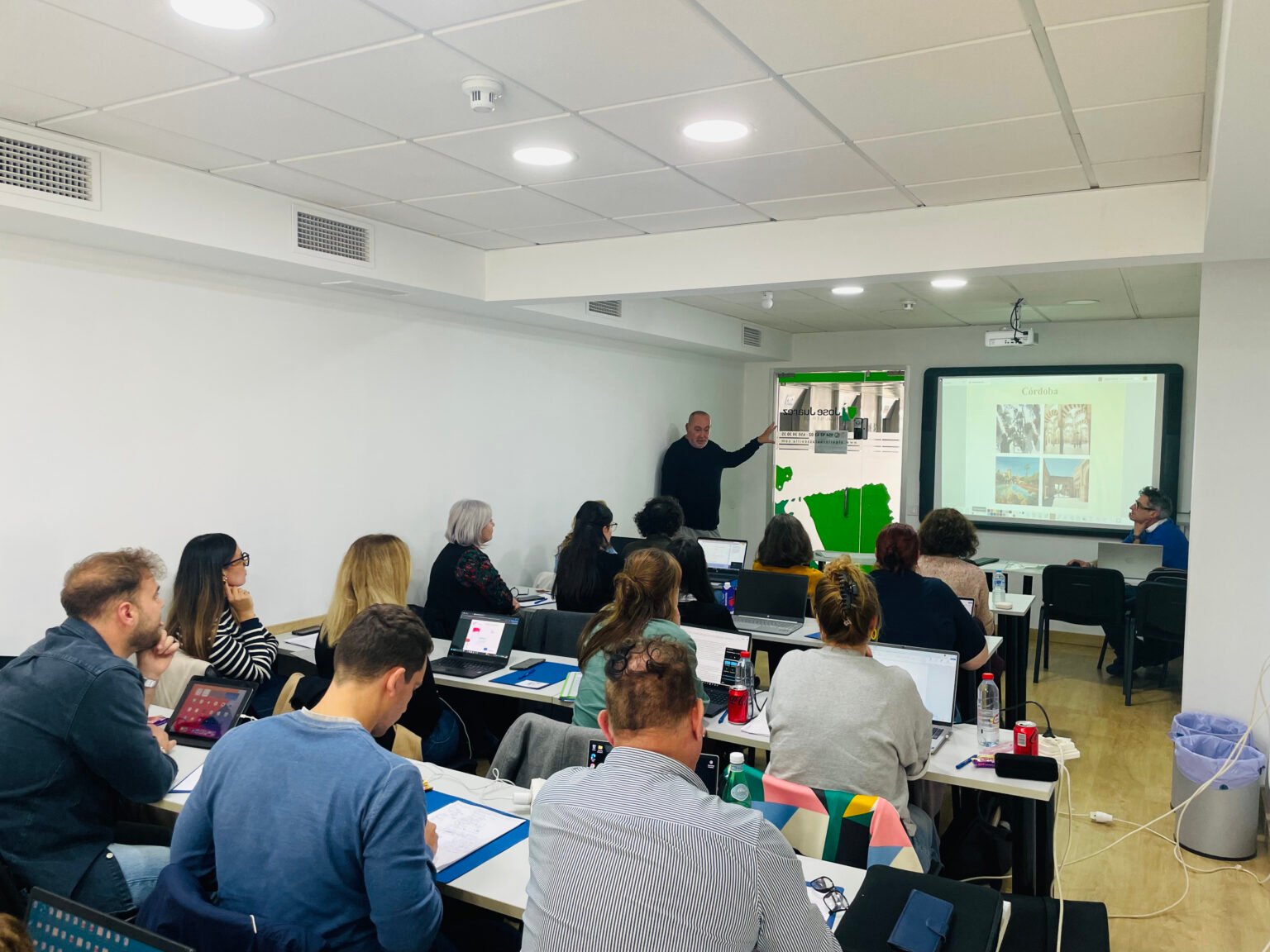 Erasmus plus teacher training course in Seville. Cultural visite. Sevilla. Spain. Erasmus+