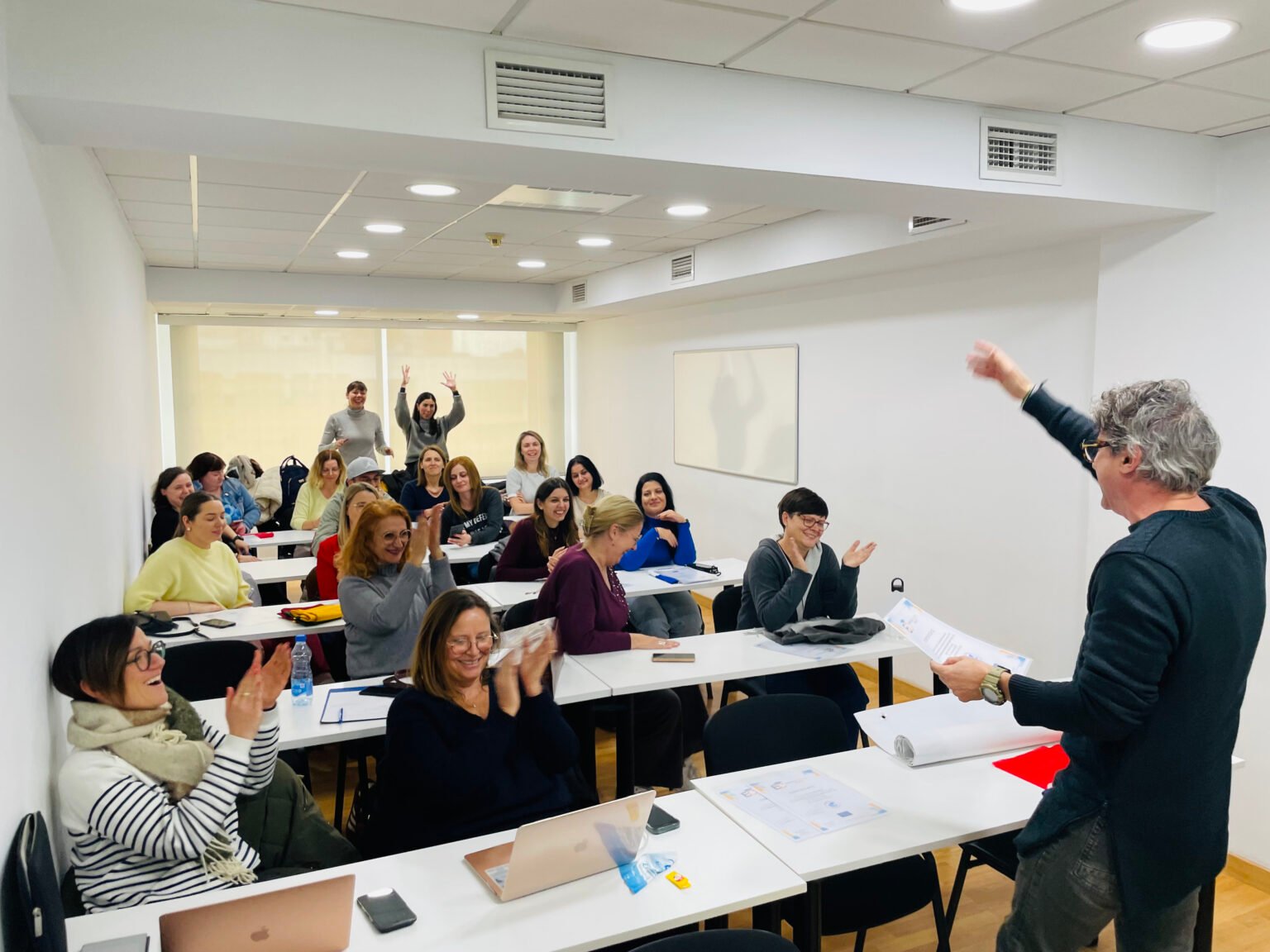 ERASMUS CENTRE SEVILLE. CERTIFICATE CEREMONY. KA1. Teacher training courses. Erasmus plus.