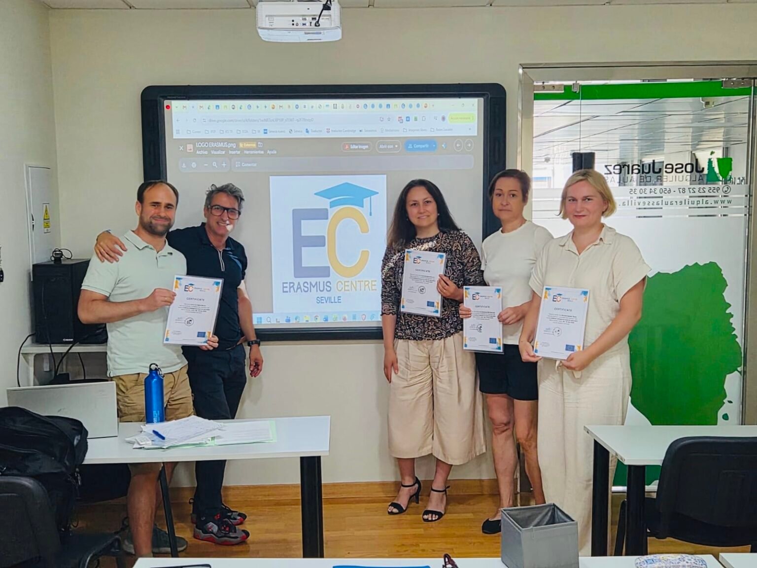 Erasmus+ Erasmus plus courses. Seville. Erasmus Centre Seville. KA1 mobilities.