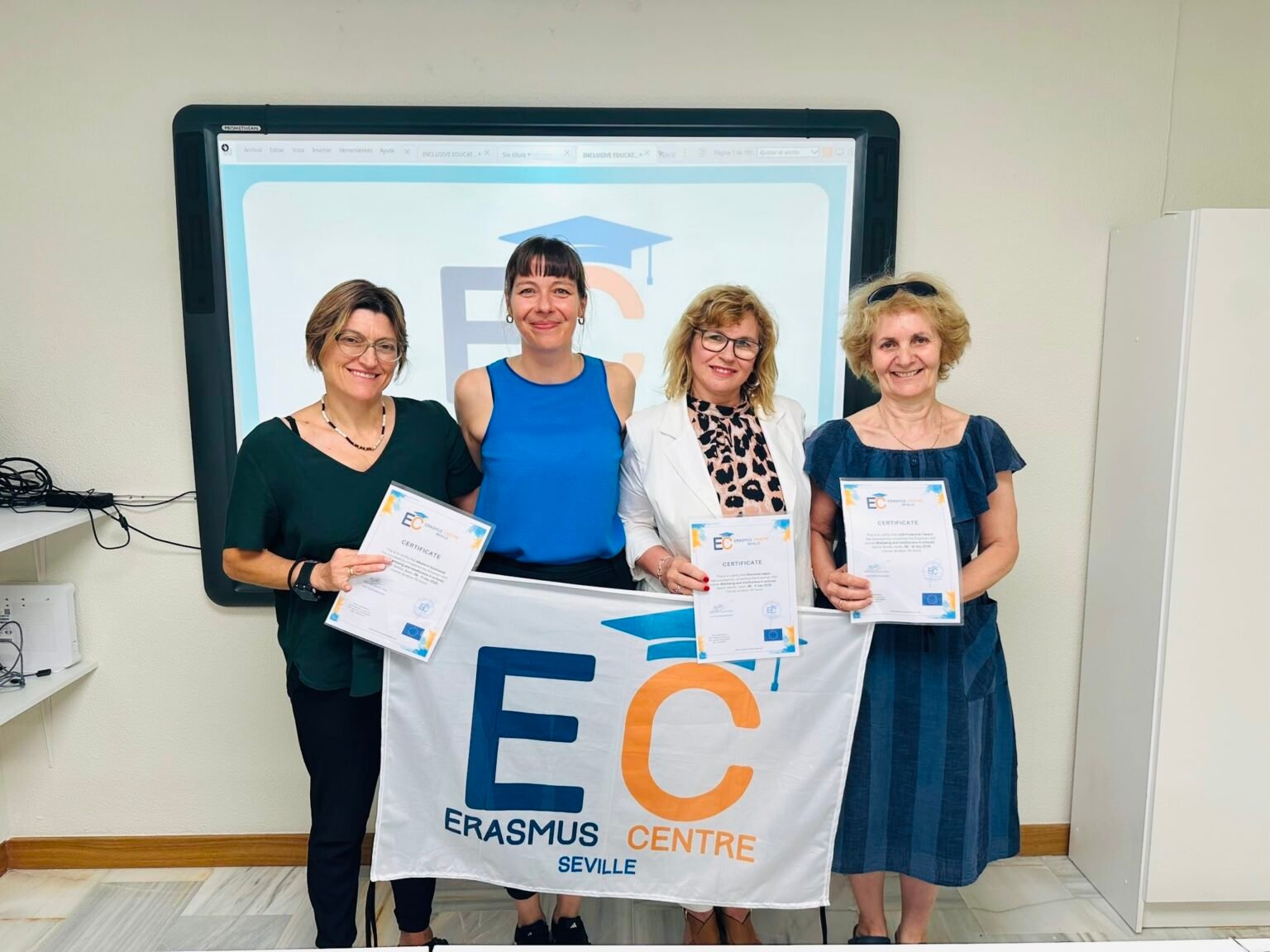 Erasmus+ Erasmus plus courses. Seville. Erasmus Centre Seville. KA1 mobilities.